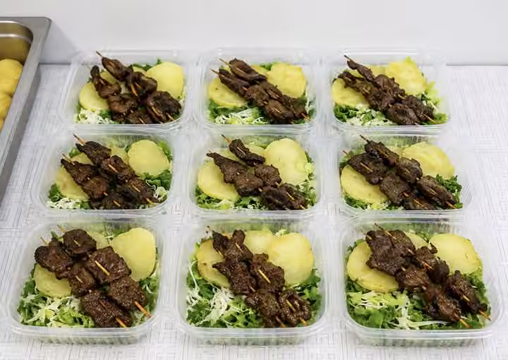 Ensalada de la propuesta gastronómica de Alimentos Marce