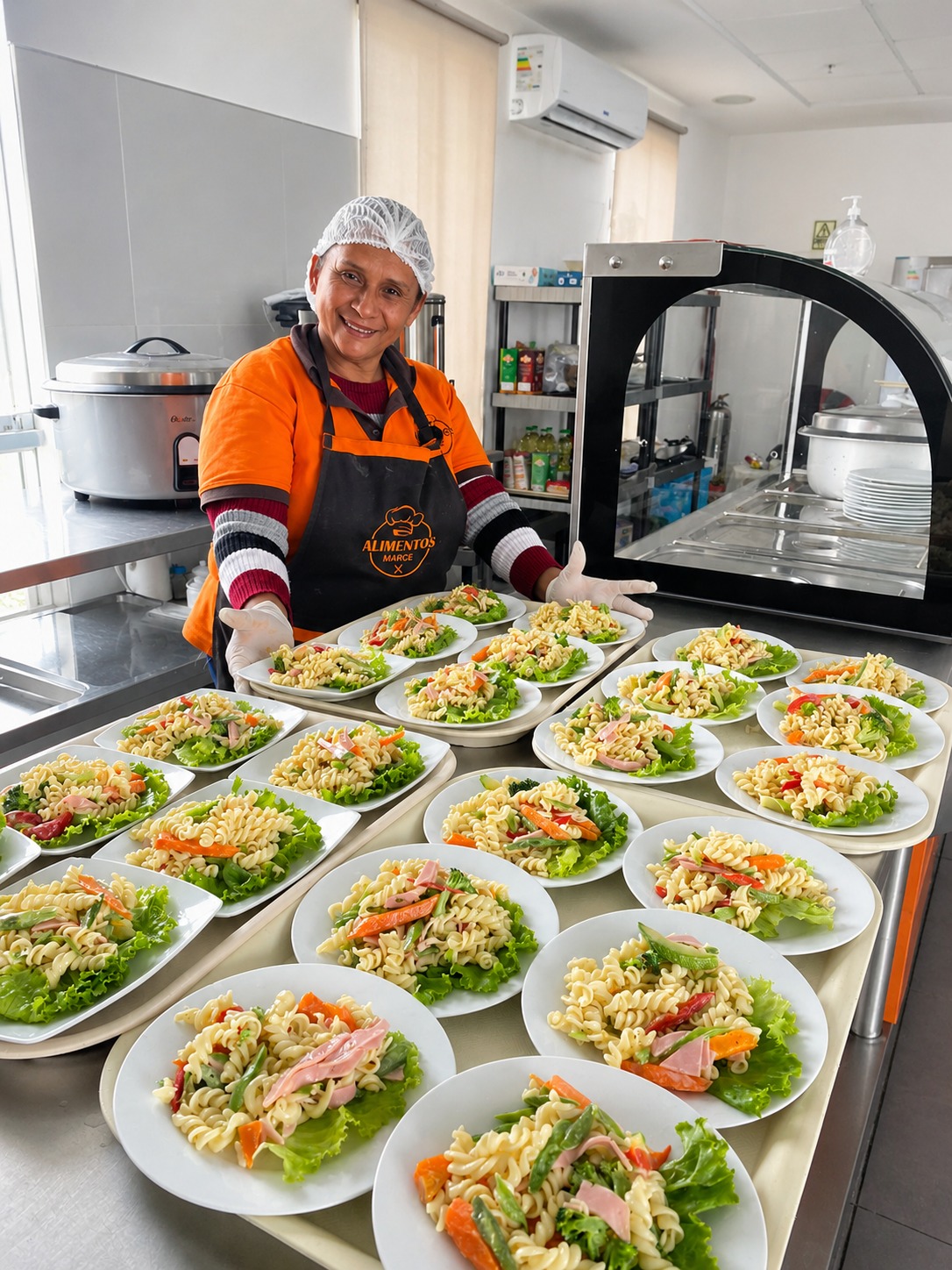 Equipo de cocina para alimentación corporativa de empresas